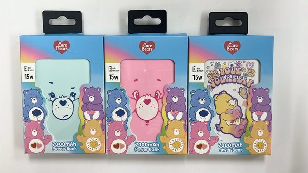 【門市發售】CareBears 內置線 7000mAh 外置充電器（只限香港發售，不設平郵）