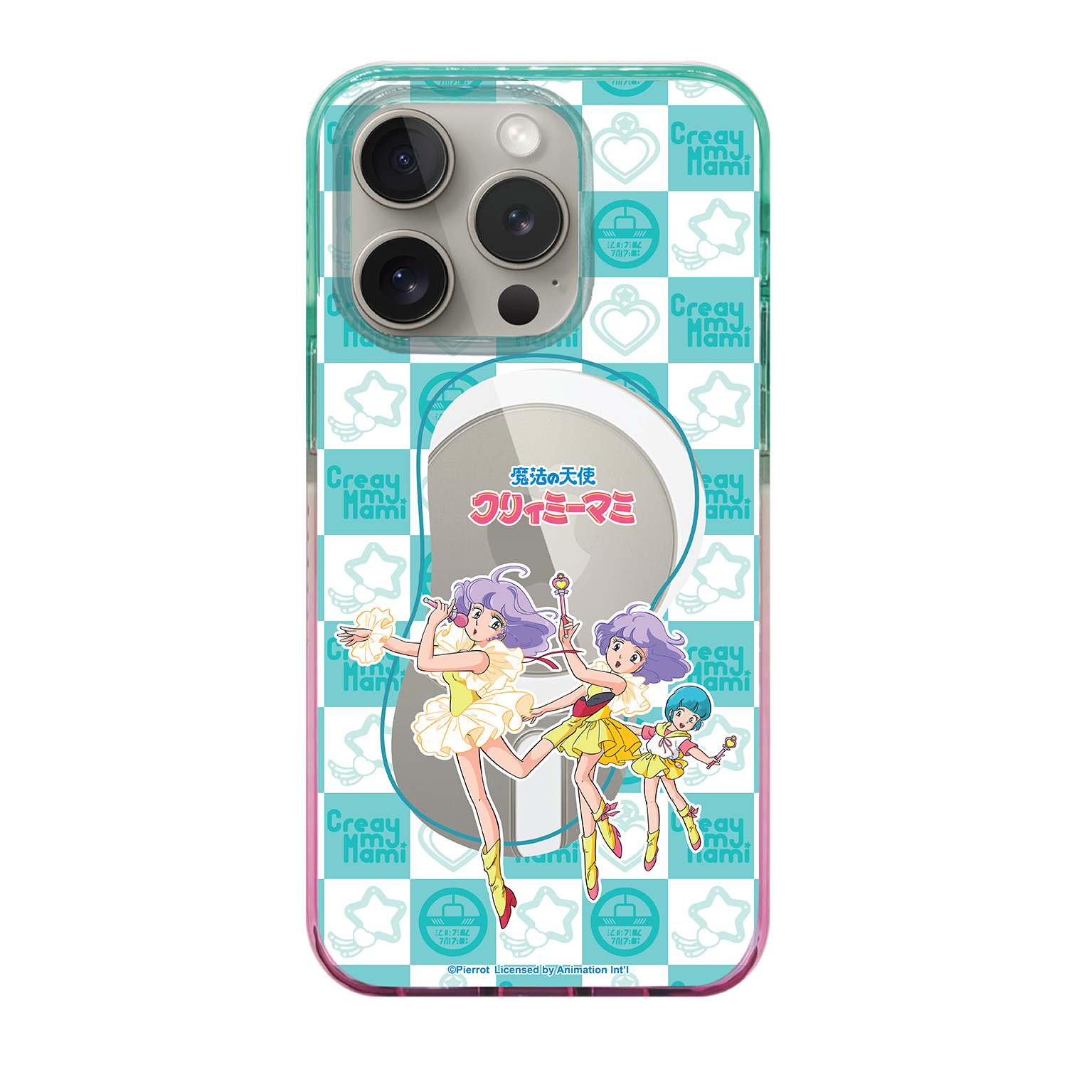 《我係小忌廉》 魔法の天使クリィミーマミ 彩色邊框 手機殼 iPhone Case (CM86CP)