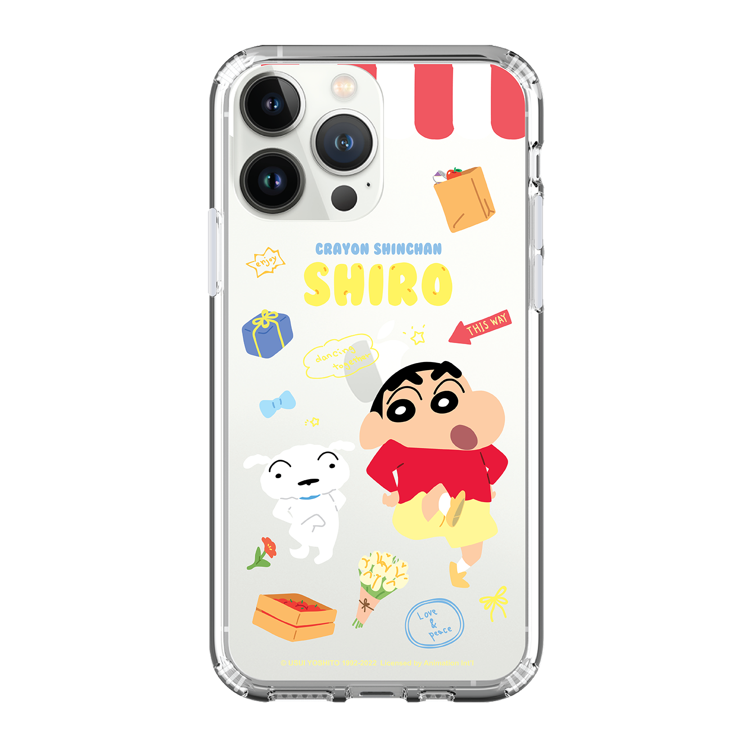 Crayon Shin-chan Clear Case / iPhone Case / Android Case / Samsung Case 蠟筆小新 正版授權 全包邊氣囊防撞手機殼 (SC259)