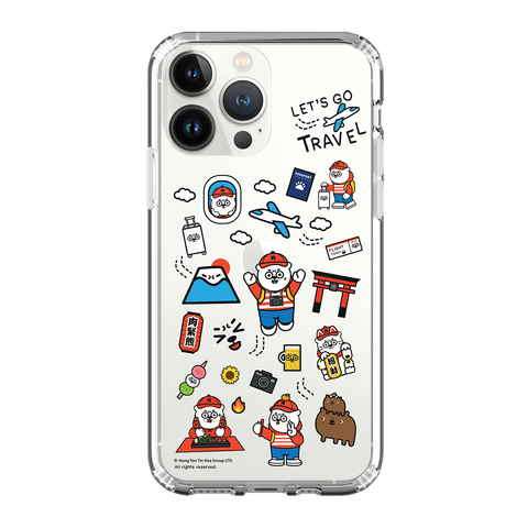 Yookgun Kuma 肉緊熊 Clear Case / iPhone Case / Android Case / Samsung Case 正版授權 全包邊氣囊防撞手機殼 (YGK81)