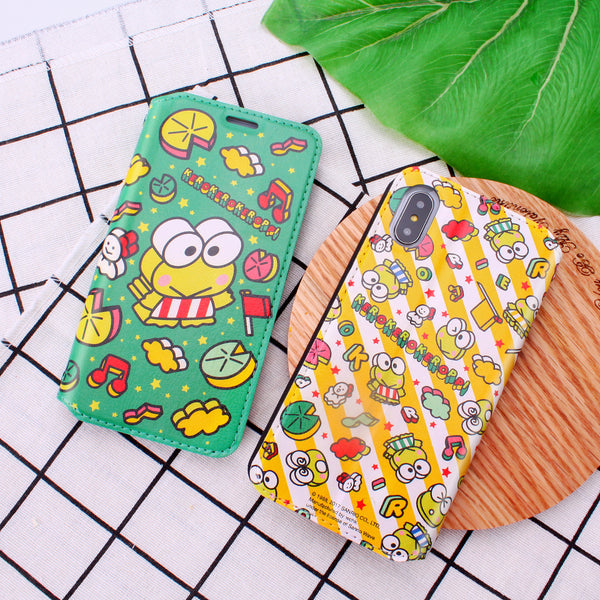 KeroKeroKeroppi Leather Flip Case (KRCM04)